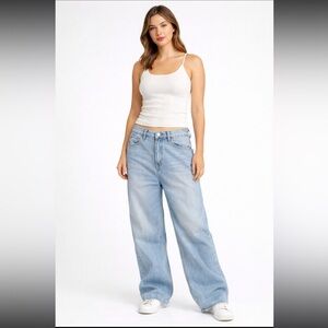 Forever 21 Light Blue Flare Jeans